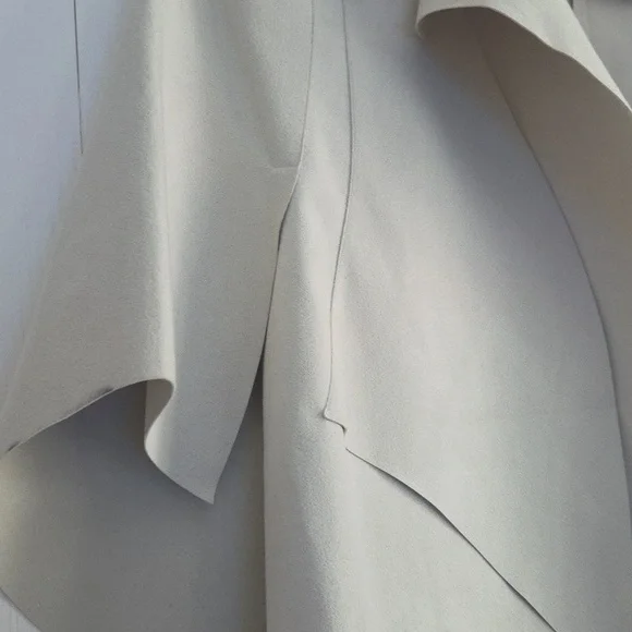 Yantar Ivory Suede Coat S - Picture 3 of 7